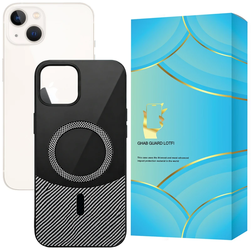 کاور قاب گارد لطفی مدل CRBNMG مناسب برای گوشی موبایل اپل 14 iPhone 13 / iPhone 