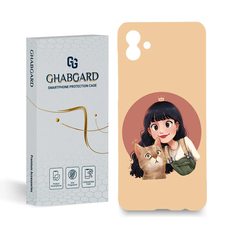 کاور قاب گارد مدل دخترانه مناسب برای گوشی موبایل سامسونگ galaxy A04 4g