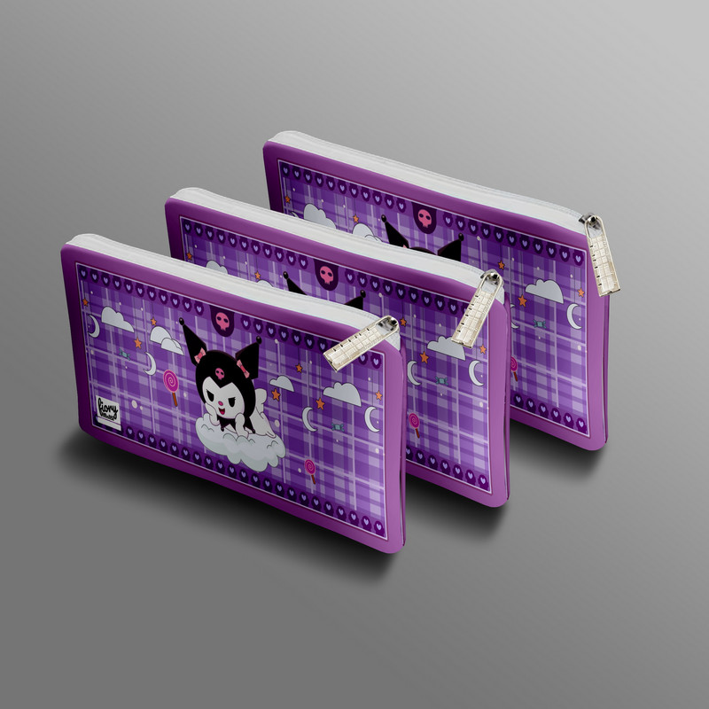 جامدادی مستر راد مدل کرومی طرح فانتزی کد fiory 2610