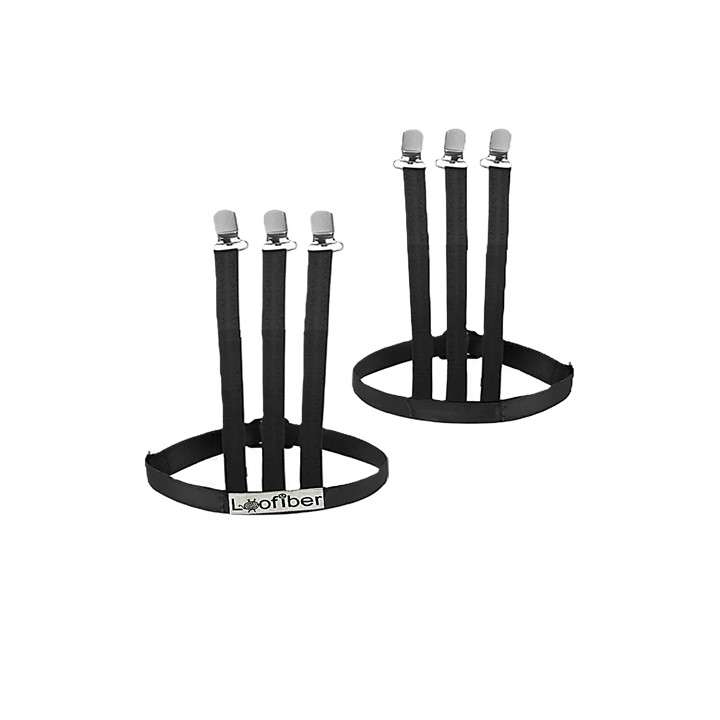 گیره لباس لوفایبر مدل نگهدارنده پیراهن مجموعه دو عددی