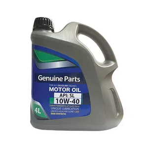 روغن موتور جنیون پارتس مدل 10W-40SL حجم 4 لیتر