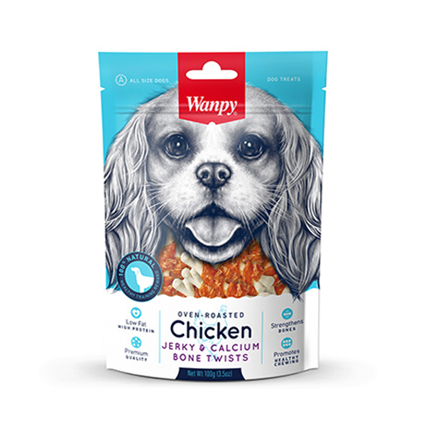 نقد و بررسی غذای تشویقی سگ ونپی مدل Chicken Jerky And Calcium Bone Twists وزن 100 گرم توسط خریداران