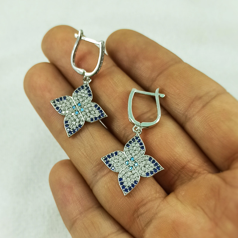 نیم ست نقره زنانه سلین کالا مدل گل کد pc1-1 نیم ست نقره زنانه سلین کالا مدل گل کد pc1-1