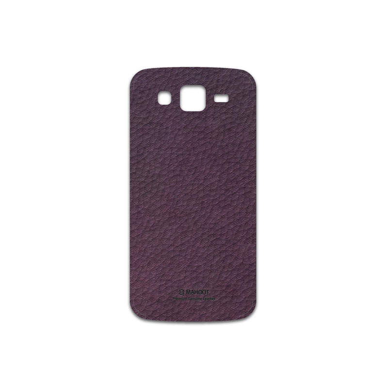 برچسب پوششی ماهوت مدل Purple-Leather مناسب برای گوشی موبایل سامسونگ Galaxy Grand 2