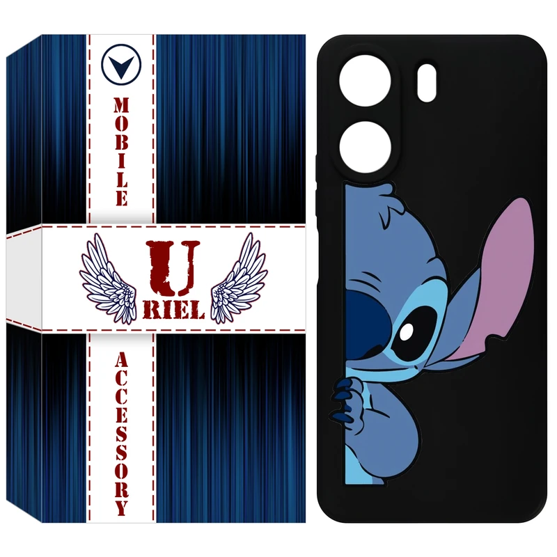 کاور یوریل مدل KSH کد 74 طرح استیچ مناسب برای گوشی موبایل شیائومی Redmi 13C 4G / Poco C65