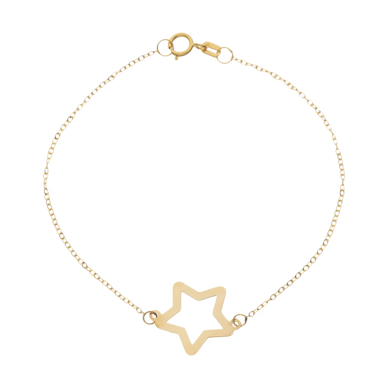 دستبند طلا 18 عیار زنانه مایا ماهک مدل MB1336