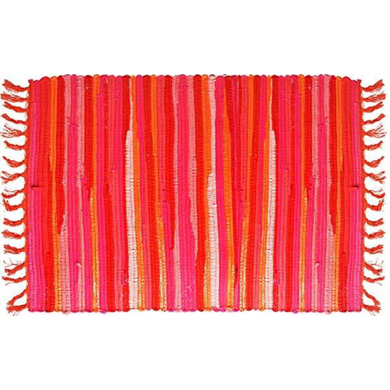 گلیم مدل Cerquelle سایز 120×70 سانتی متر رنگ نارنجی