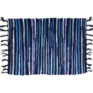 گلیم مدل Forziere سایز 120×70 سانتی متر رنگ سرمه ای