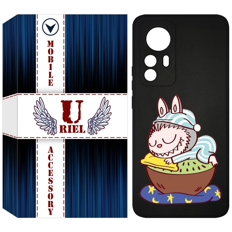 کاور یوریل مدل KSH کد 127 طرح عروسک لبوبو مناسب برای گوشی موبایل شیائومی 12T