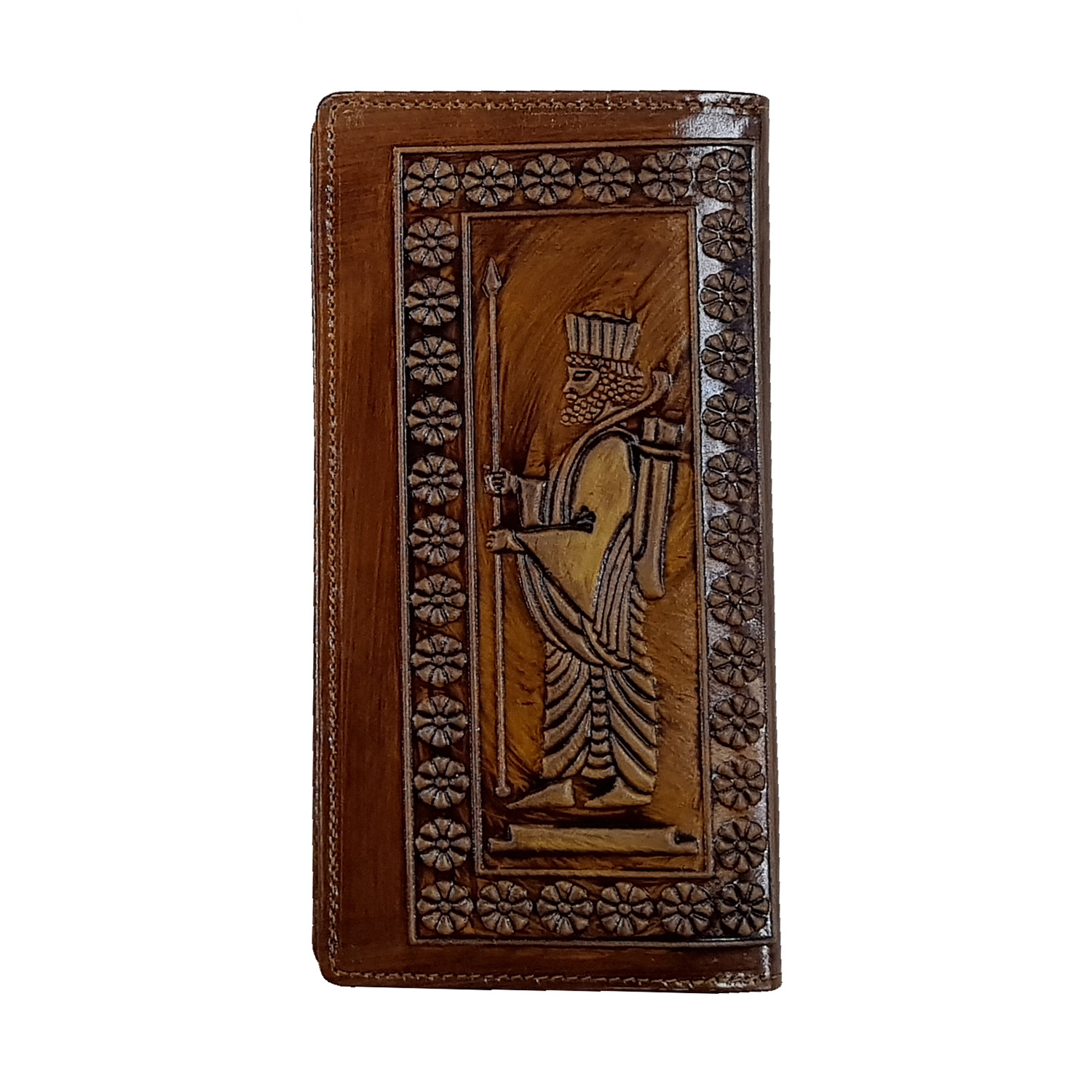 کیف پول چرم نگار طرح هخامنشی CN-207008