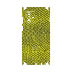 MAHOOT Yellow Snake Skin-FullSkin Cover Sticker for Motorola Moto G54
