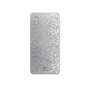 MAHOOT Silver-Silicon Cover Sticker for Samsung Galaxy A01 Core