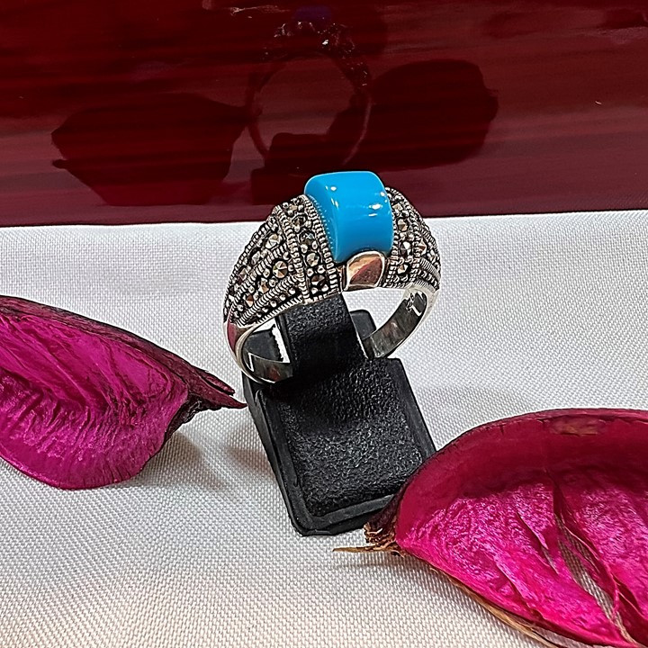 انگشتر نقره زنانه مدل glsr-403