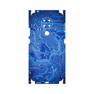 MAHOOT Blue Printed Circuit Board-FullSkin Cover Sticker for Nokia 3.4