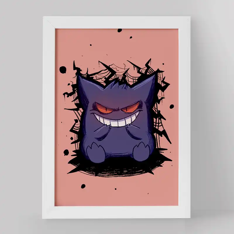 تابلو خندالو مدل گنگار انیمه پوکمون کد 17411