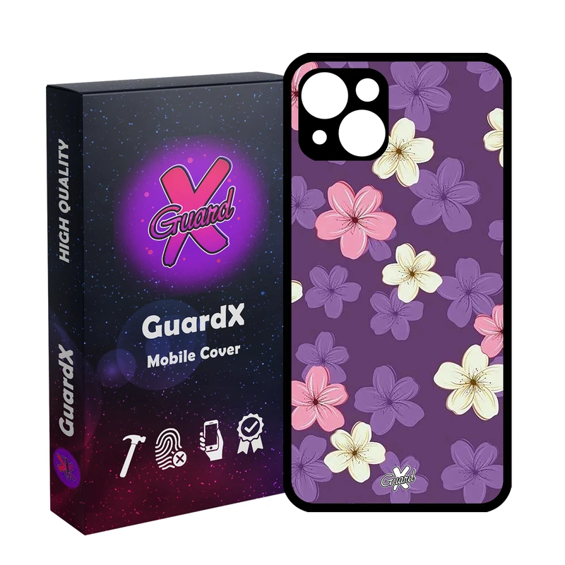 کاور گارد ایکس طرح گل مدل Glass10536 مناسب برای گوشی موبایل اپل iPhone 13