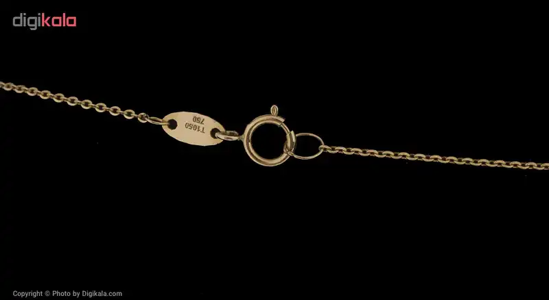 گردنبند طلا 18 عیار مایا ماهک مدل MM0867 طرح برف