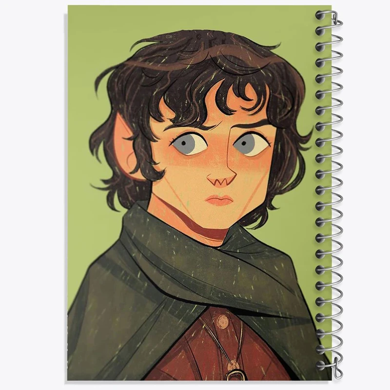 دفتر نقاشی 50 برگ خندالو مدل فرودو بگینز ارباب حلقه ها Lord of the Rings کد 4758