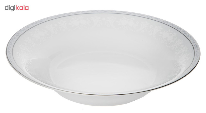 سرویس غذاخوری 35 پارچه چینی زرین ایران سری شهرزاد مدل وایت رز درجه عالی سرویس غذاخوری 35 پارچه چینی زرین ایران سری شهرزاد مدل وایت رز درجه عالی
