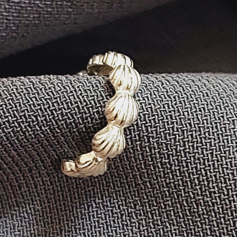 پیرسینگ نقره زنانه آی ام مدل صدف