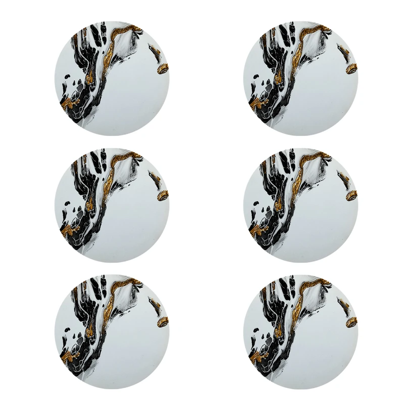 زیر لیوانی طرح سنگ کد 8629 بسته 6 عددی