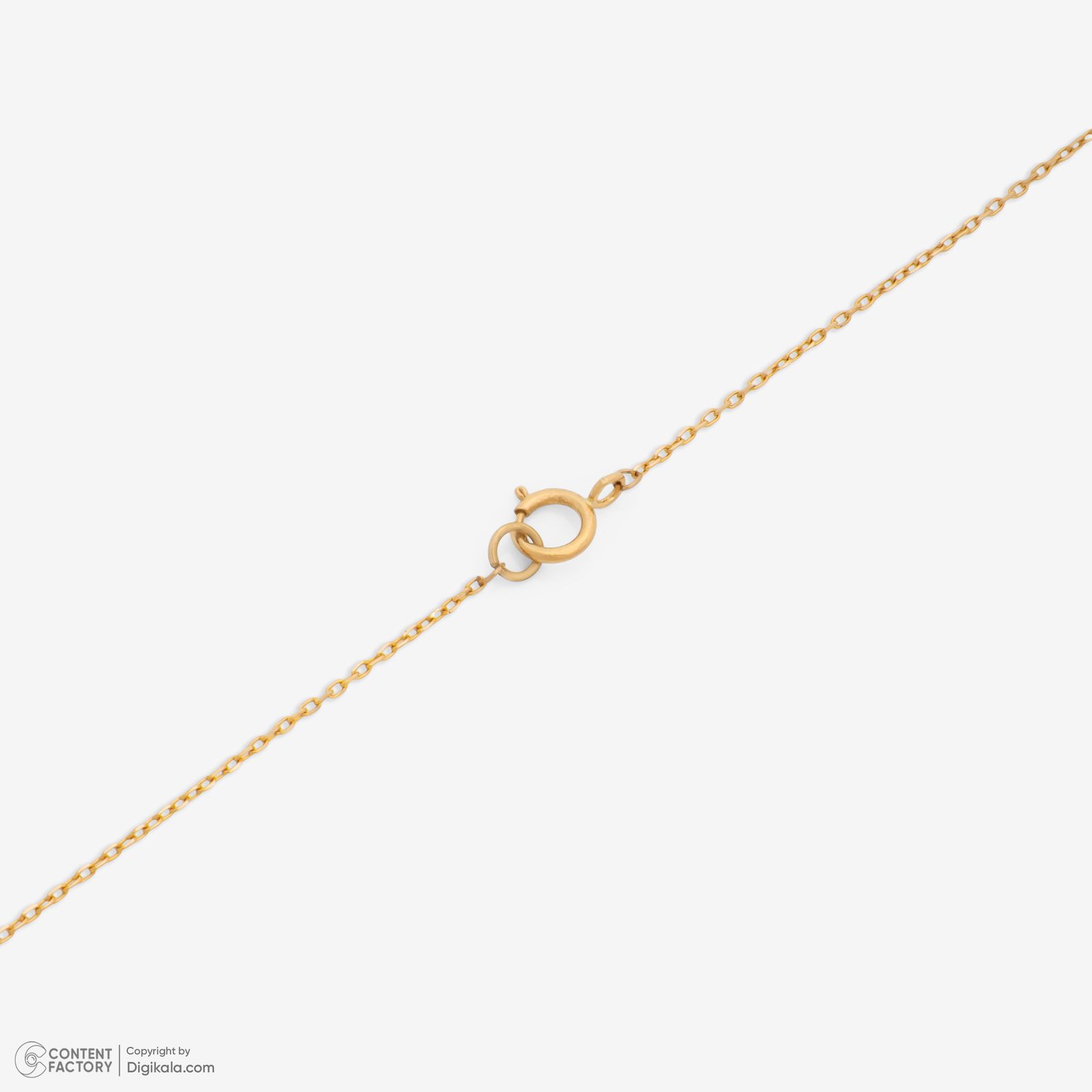 گردنبند طلا 18 عیار زنانه با زنجیر حلقه‌ای (فلامینگو) گلدم مدل PE147020 -  - 5