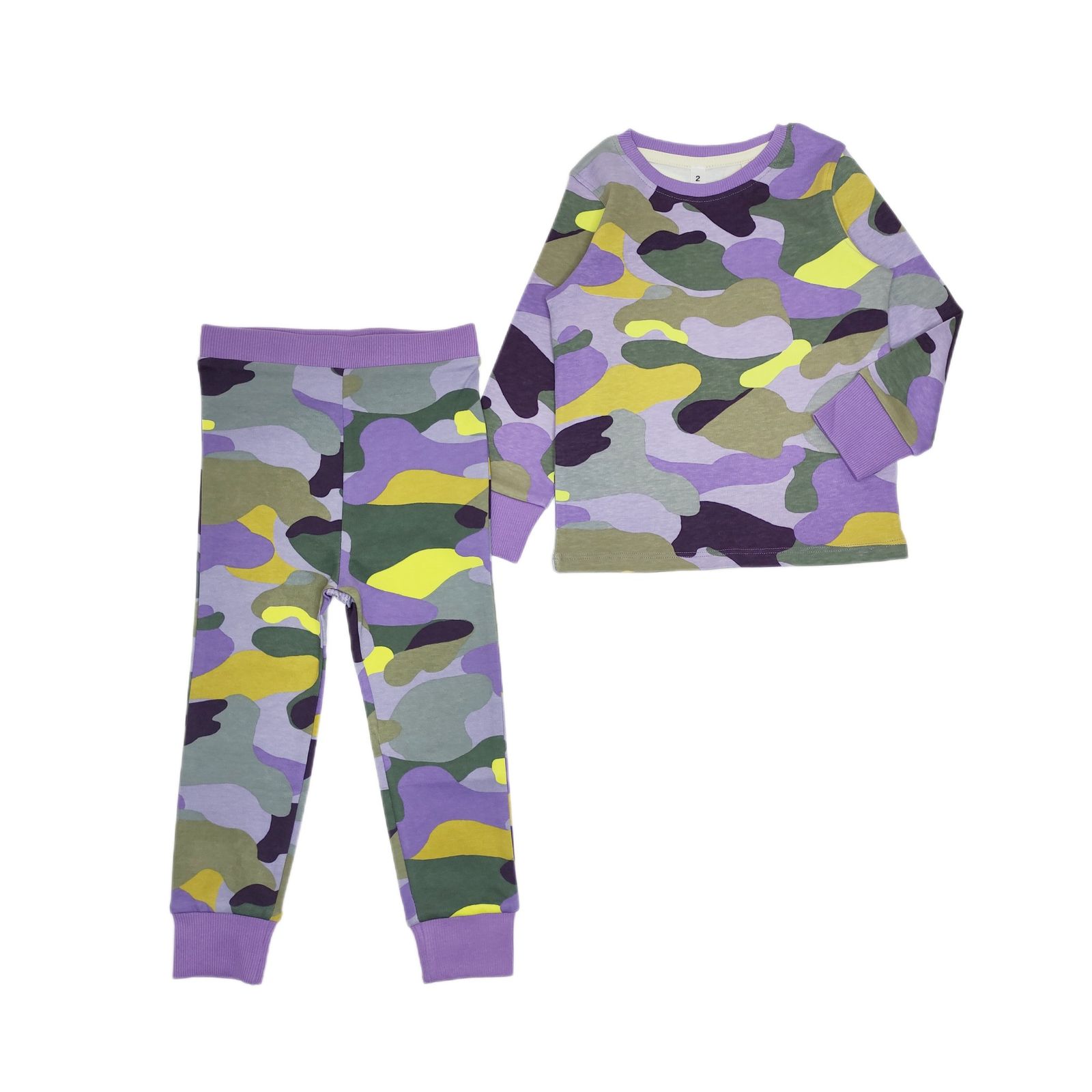 ست تی شرت و شلوار بچگانه نکست مدل ارتشی رنگی کد 2032 -  - 1
