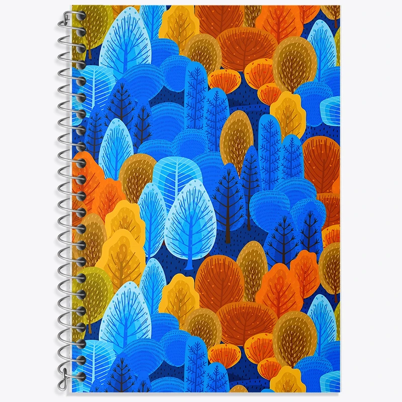 دفتر نت موسیقی 50 برگ خندالو طرح پترن درخت کد F5262