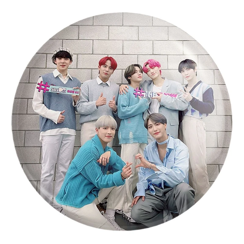 پیکسل خندالو طرح گروه ایتیز ATEEZ کد 21298 مدل بزرگ