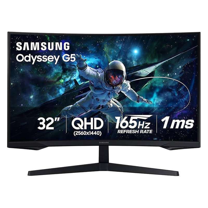 مانیتور مخصوص بازی سامسونگ مدل ODYSSEY G5 سایز 32 اینچ