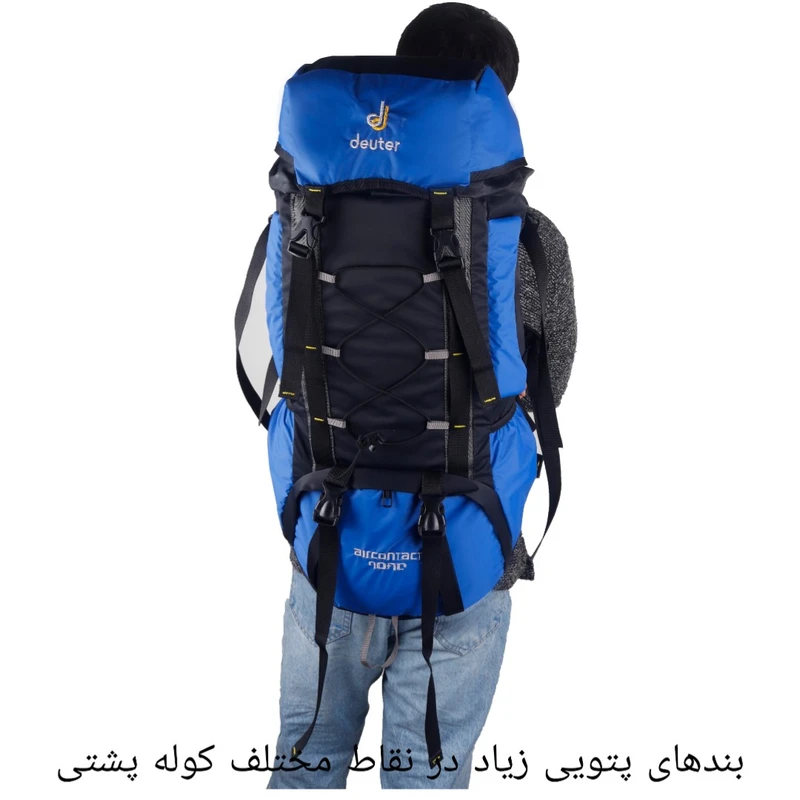 عکس شماره 7 : کوله پشتی کوهنوردی 60 لیتری مدل jdoo-dtr