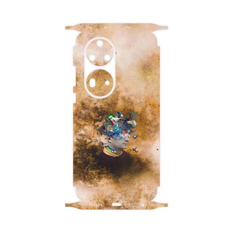 برچسب پوششی ماهوت مدل Collage of surreal Portrait of Men-FullSkin مناسب برای گوشی موبایل هوآوی P50 Pro