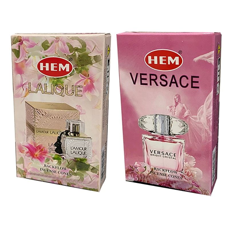 عود هم مدل آبشاری رایحه ورساچ و لالیک بسته 2 عددی