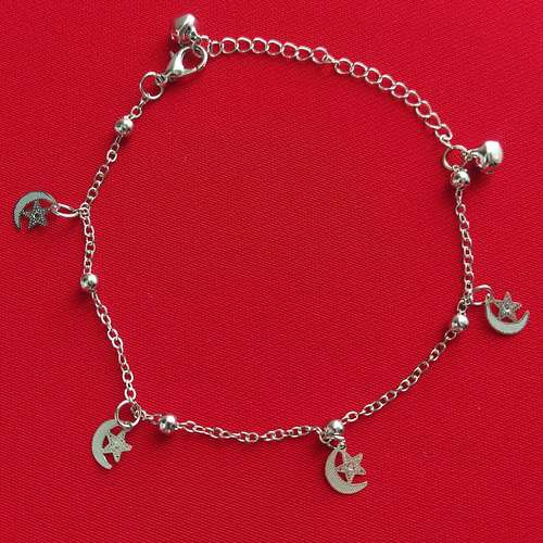 پابند زنانه مدل ماه و ستاره کد 02