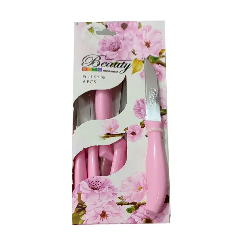 کارد میوه خوری کد 0066 بسته 6 عددی