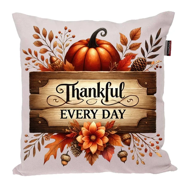 کوسن پاد آفرین مدل پاییز طرح شکرگزاری کد PK40233