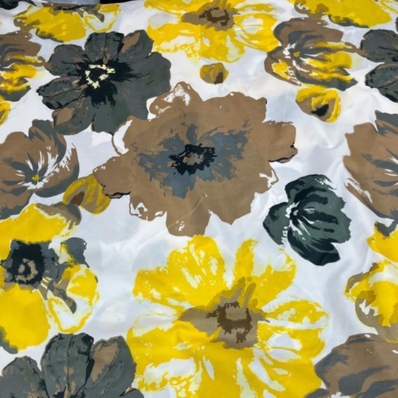 پارچه ملحفه عرض 2.40 متر مدل زنجیره ای  رنگ کرم