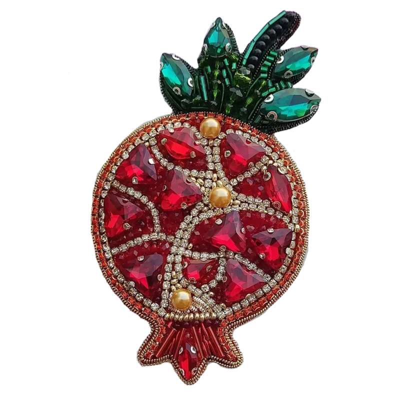 سنجاق سینه زنانه مدل انار یلدایی