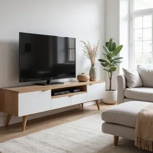 میز تلویزیون مدل 2886 مناسب برای تلویزیون تا 75 اینچ