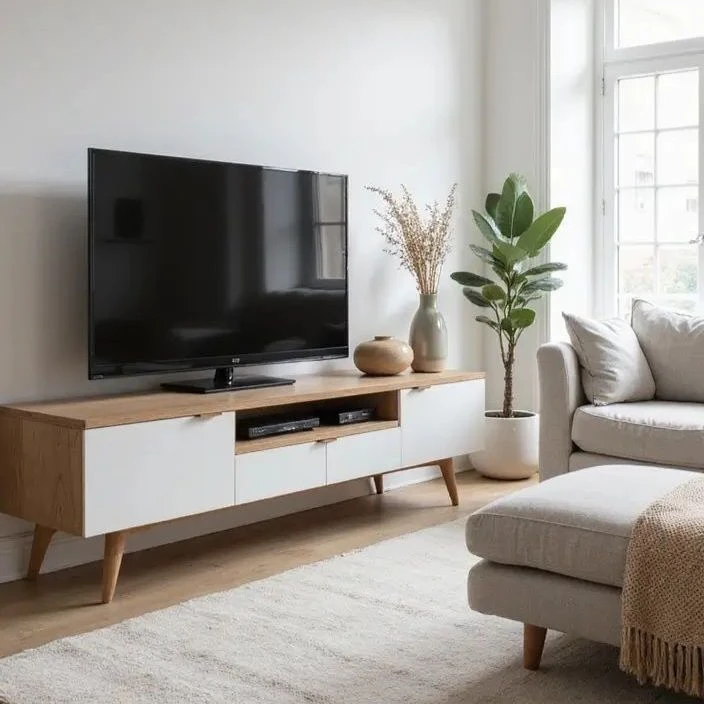 میز تلویزیون مدل 2886 مناسب برای تلویزیون تا 75 اینچ