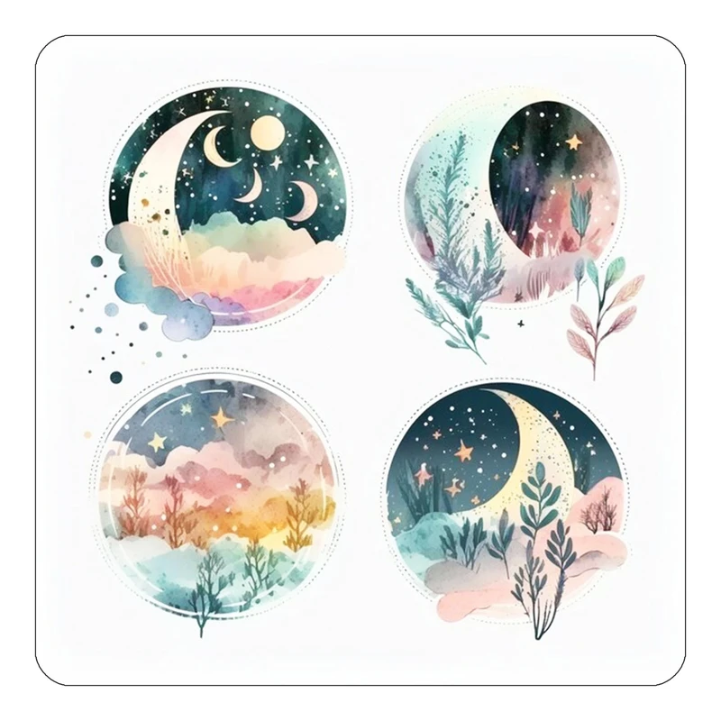 مگنت کاکتی طرح ماه و ستاره مدل mp51438