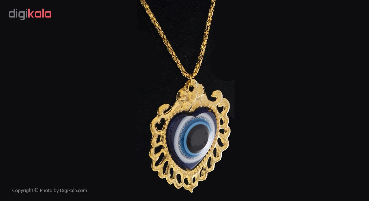 گردنبند زنانه طرح چشم نظر کد G14