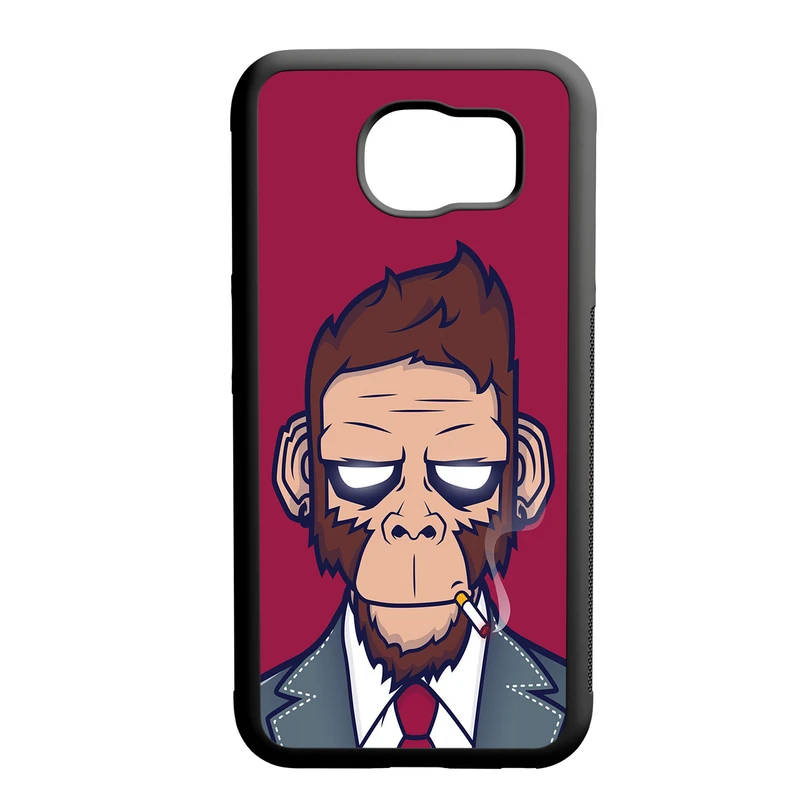 کاور طرح میمون کد 0670 مناسب برای گوشی موبایل سامسونگ galaxy s6 edge