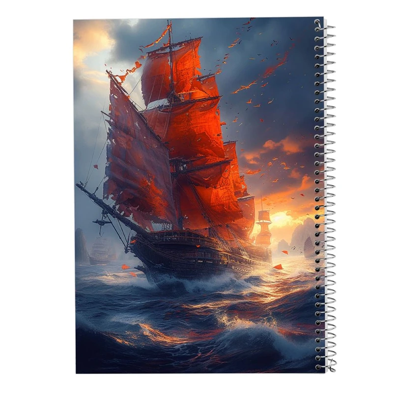 دفتر لیست خرید 50 برگ مدوپد مدل کشتی کد DF15146