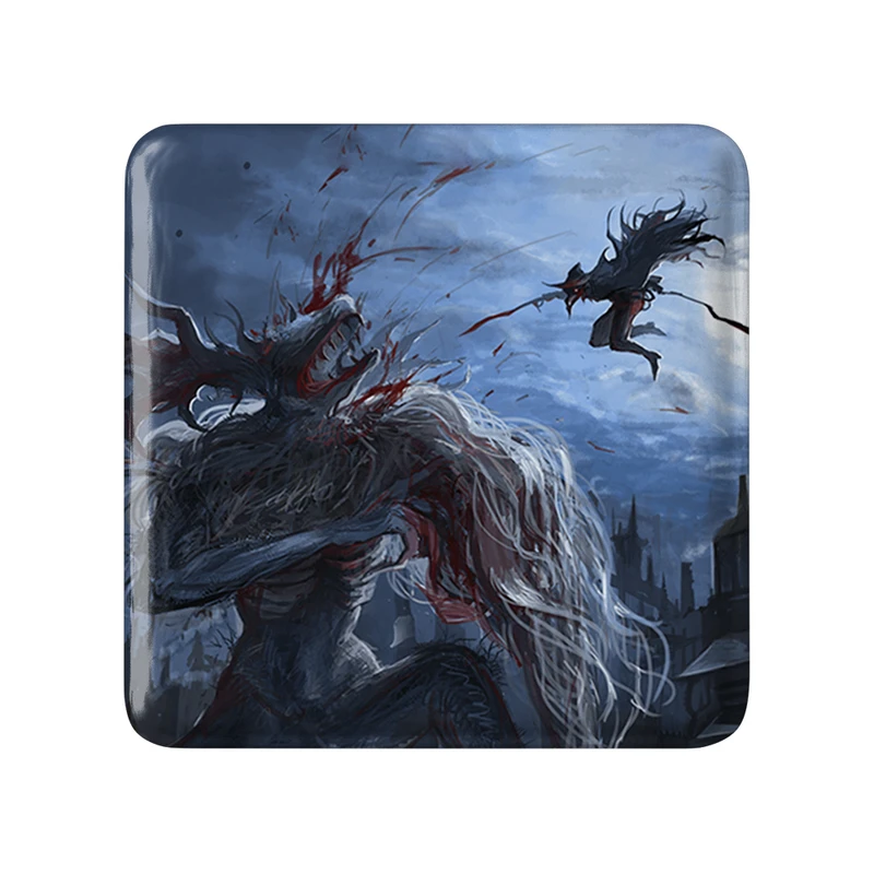 پیکسل خندالو طرح بازی بلاد بورن Blood Borne مدل مربعی کد 30065