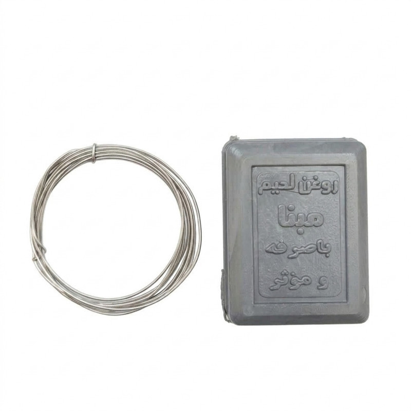 سیم لحیم و روغن لحیم مبنا مدل SL1M