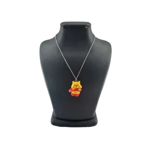 گردنبند دخترانه مدل خرس عسلی
