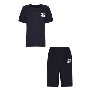 ست تی شرت و شلوارک ورزشی زنانه مدل 23 رنگ مشکی