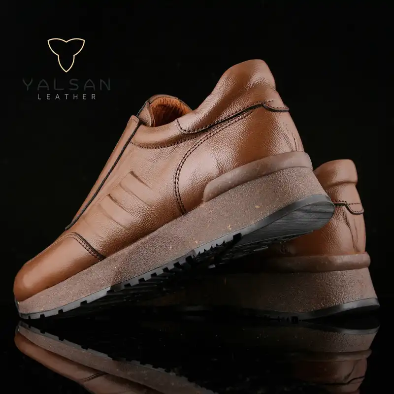 کفش روزمره زنانه چرم یلسان مدل سالوادر کد Asl-615-GF