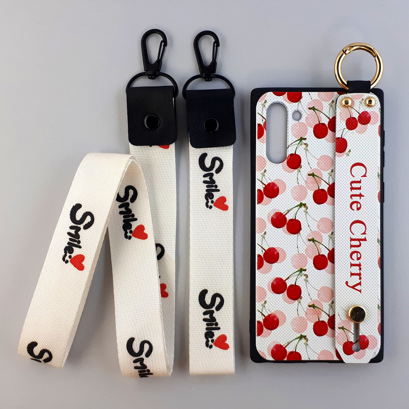   کاور طرح گیلاس کد 01 مناسب برای گوشی موبایل سامسونگ Galaxy Note 10 به همراه بند مجموعه 2 عددی